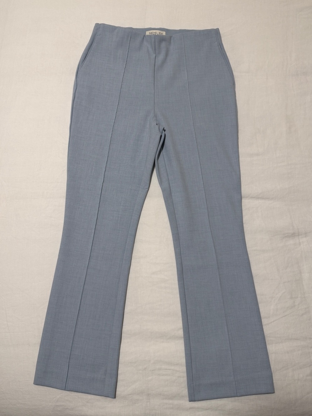 Rachel Zoe Powder Blue Boot-Cut Pants